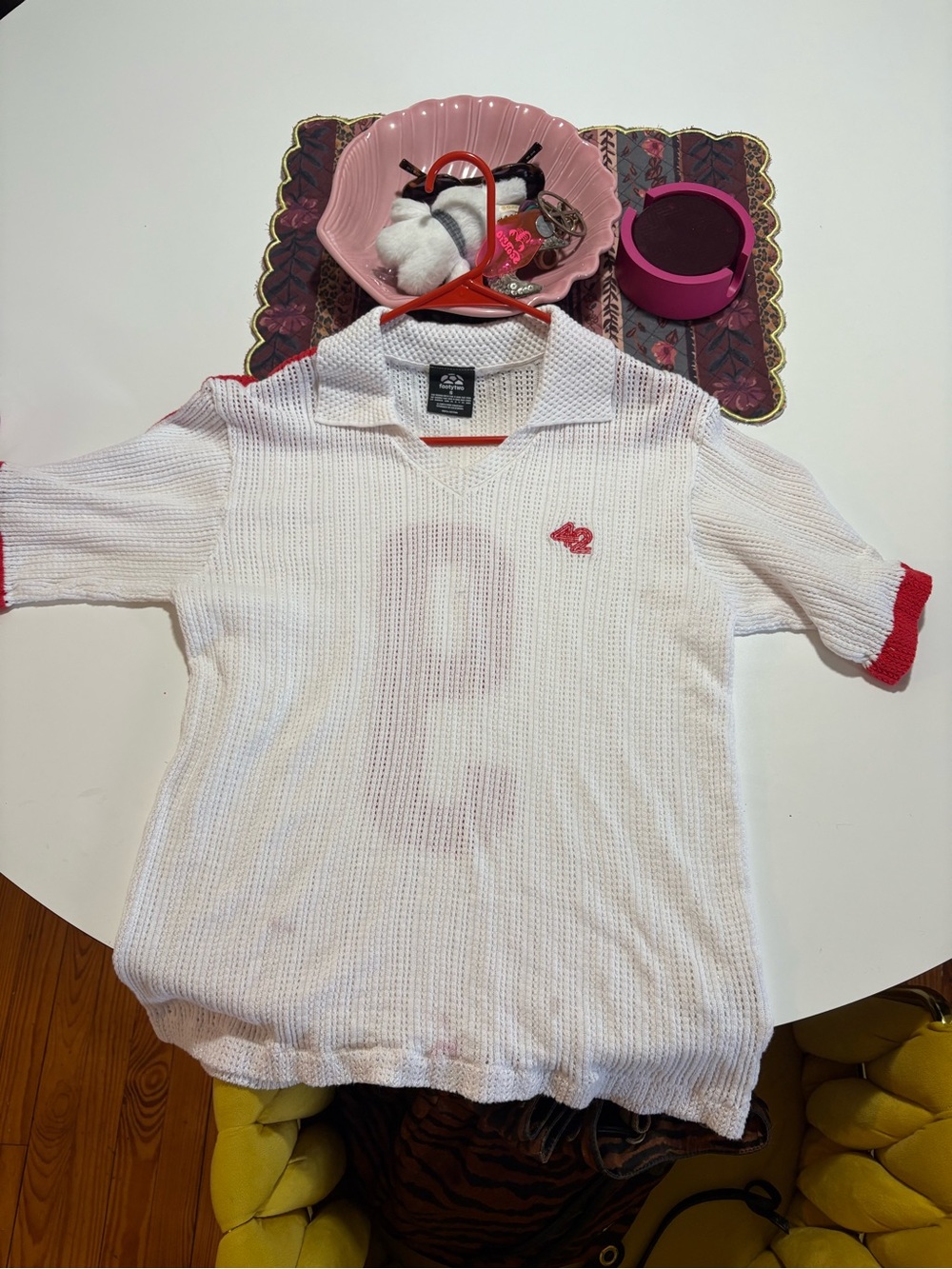 Footytwo Crotchet England Soccer Jersey